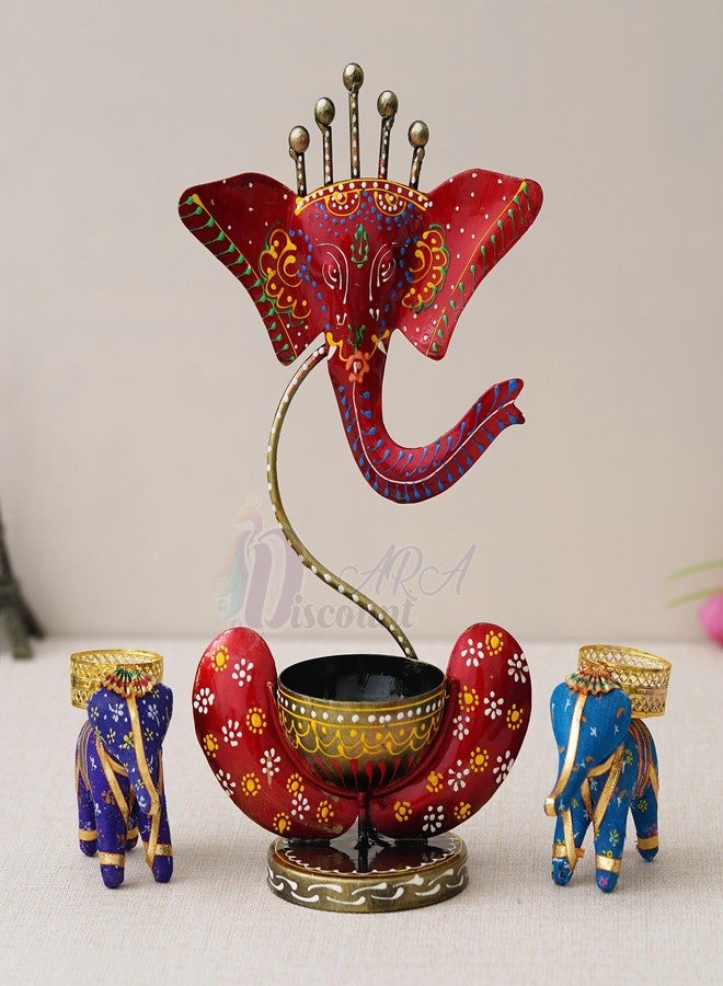 Discount ARA Premium Handicraft Tealight Holder for Diwali Decoration Diwali Gift for Family and Friends Festival Best Gift Item - Image 2